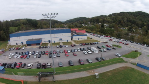 JROTC Cadets took this aerial shot of the school using their QuadCopter Drone  October 8.
