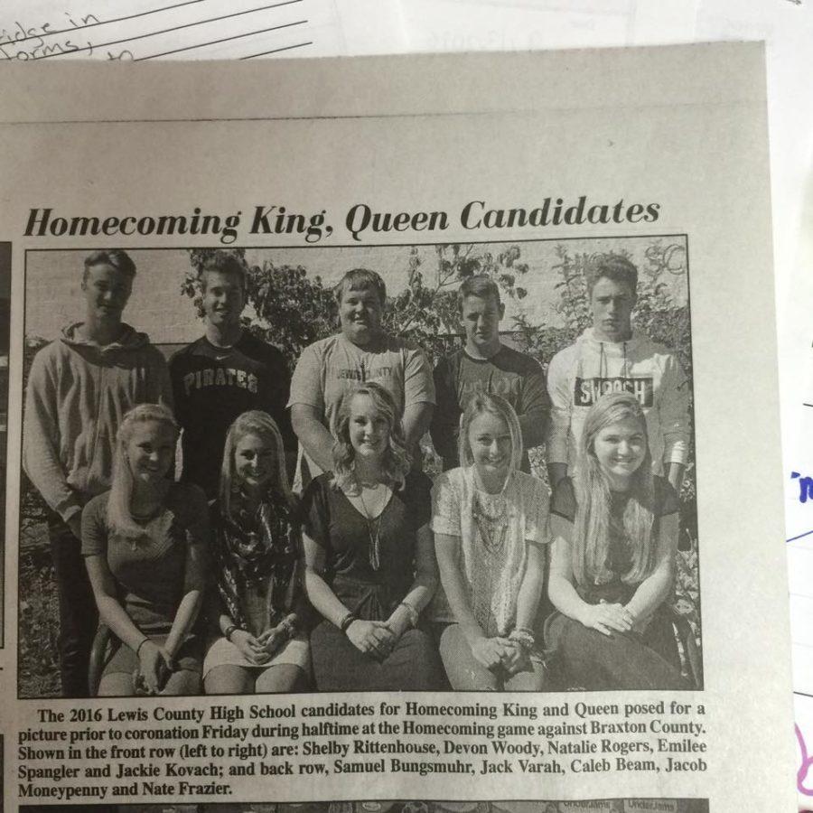 Homecoming Senior Royalty featured in The Weston Democrat