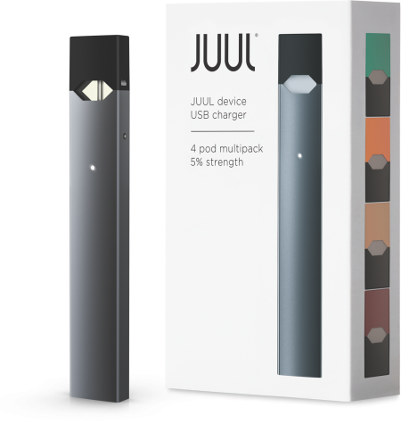 Juuls are a new vaping device. Its sleek style mimics the look of a storage device.