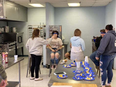 ProStart Students Taste A Variety Of Cheeses In Class